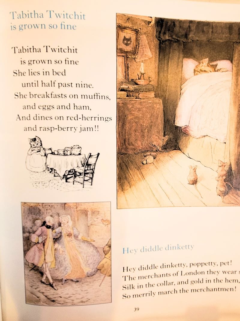 Beatrix Potter Tabitha Twitchit Hey diddle dinketty