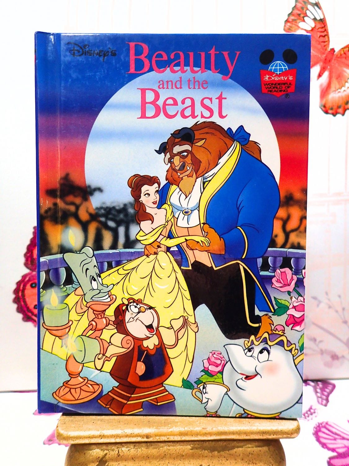 Vintage Disney Children's Book Beauty and The Beast Vintage Children's bedtime story book. 