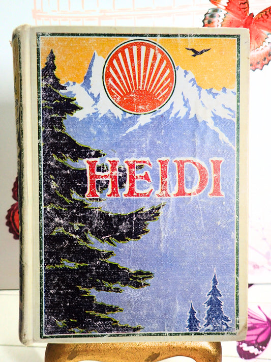 Favourite Classic Book Heidi vintage 1930's illustrated edition. 