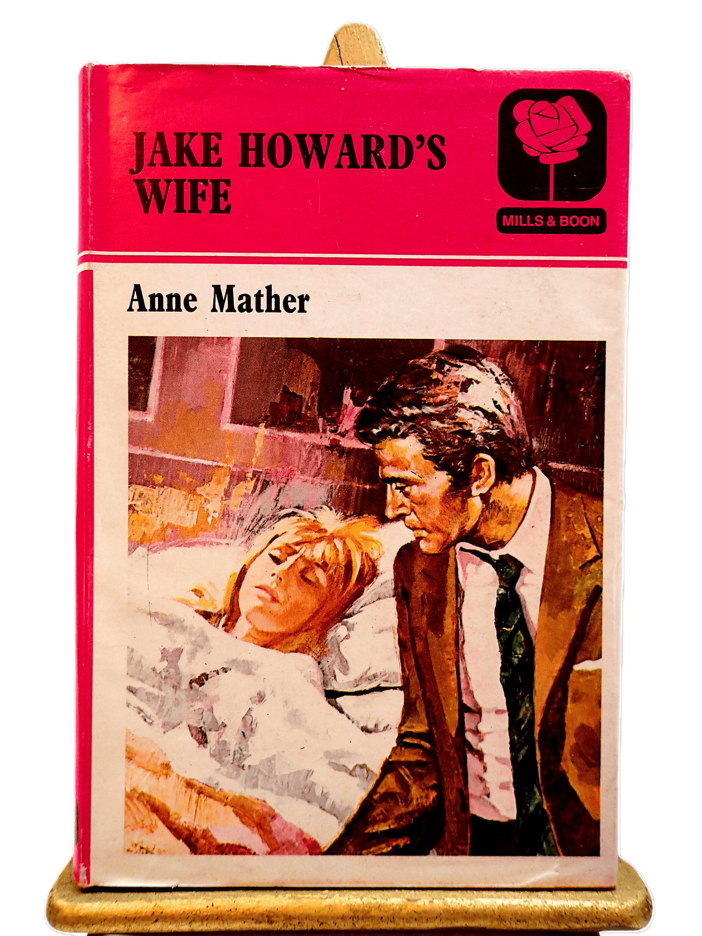 Jake Howard's Wife Ann Mather vintage Mills and Boon Book