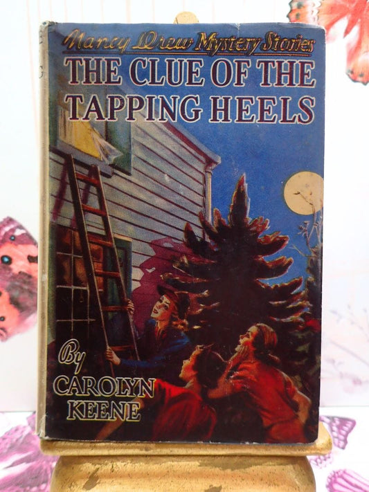 The The Clue of The Tapping Heels Nancy Drew Mystery Carolyn Keene Vintage book c1940's