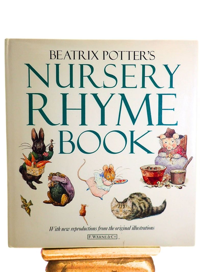 Beatrix Potter's Nursery Rhyme Book Vintage Children's Book