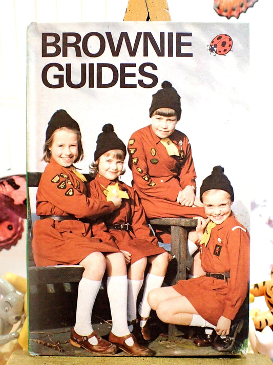 Vintage ladybird book with brownie guides on cover 