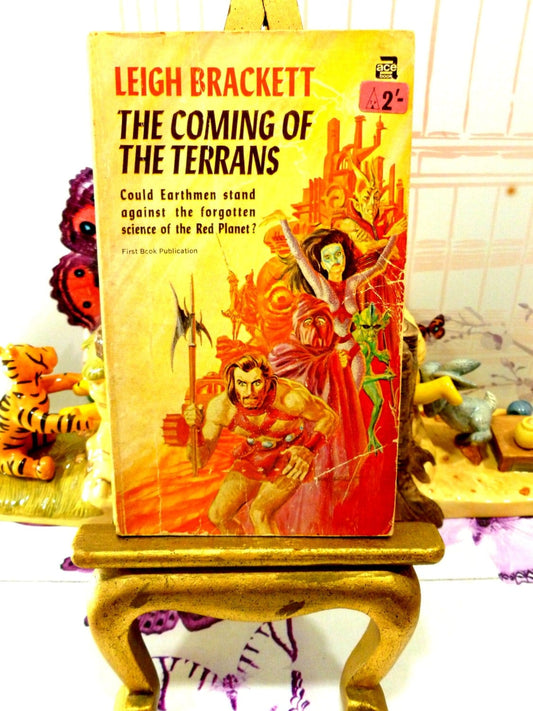 The Coming of the Terrans 1960's Vintage Sci Fi Book Paperback 1st Ed Martians Earthmen