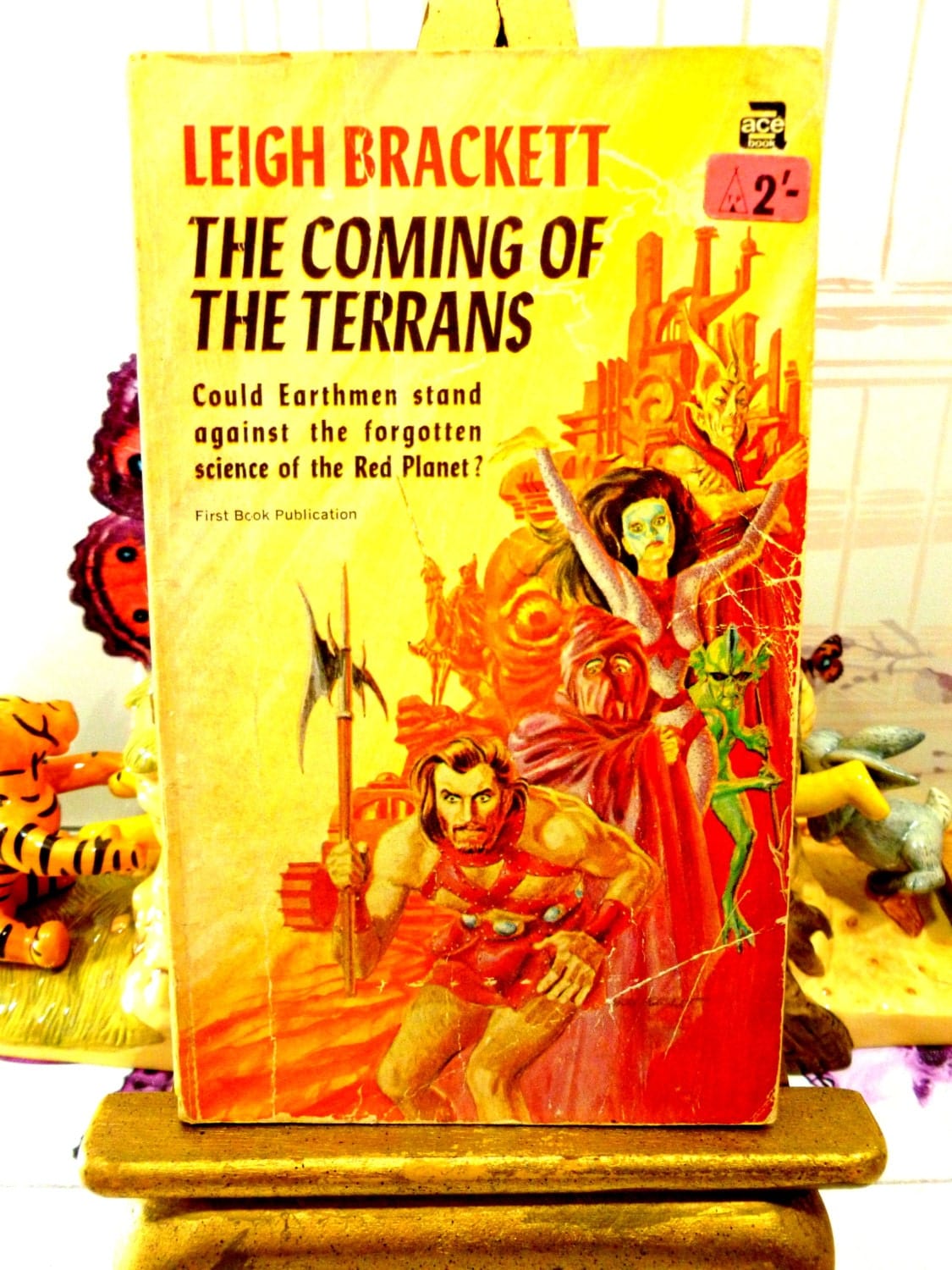 The Coming of the Terrans 1960's Vintage Sci Fi Book Paperback 1st Ed Martians Earthmen