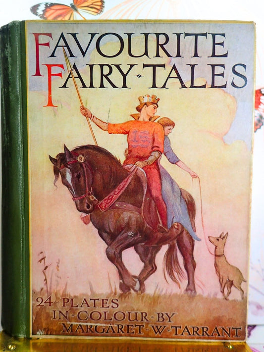 Favourite Fairy Tales Vintage Children's book illustrated by Margaret Tarrant 1940s.