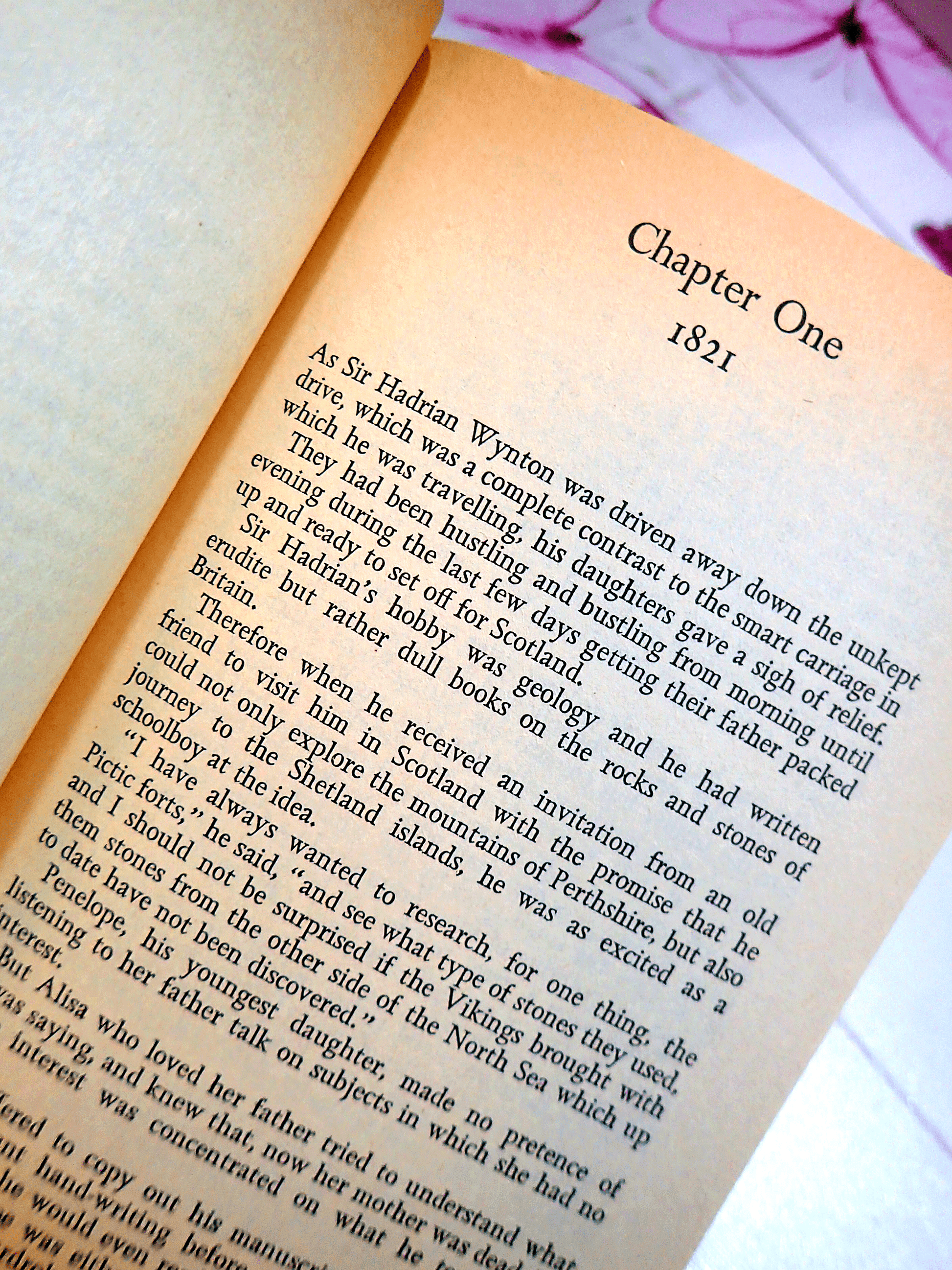First page of Gift of the Gods Barbara Cartland Pan Paperback showing text: "Chapter One, 1821. As Sir Hadrian Wyton..."