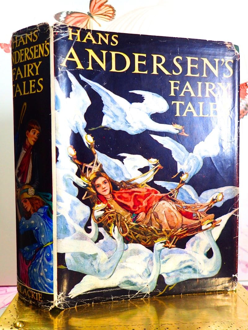 Hans Andersen Fairy Tales Vintage Children's Book illustrated by Helen Stratton.
