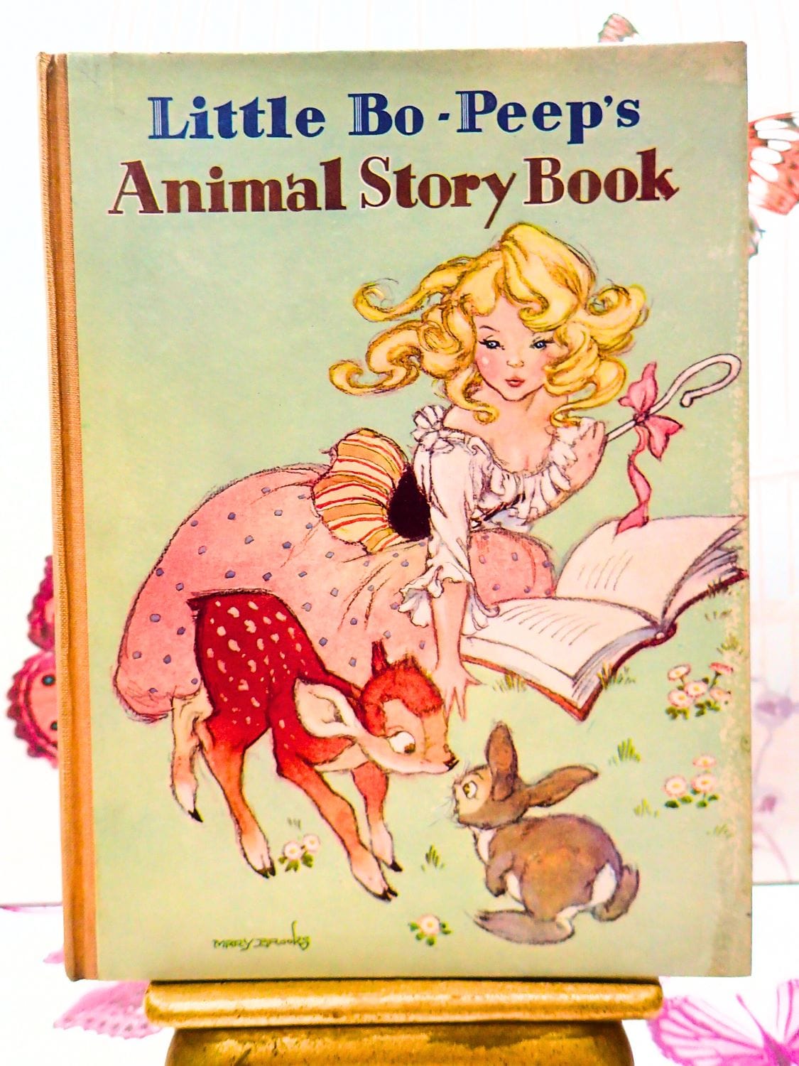 Vintage Bedtime Stories Little Bo-Peep's Animal Stories Book Vintage Children's Book 1950's