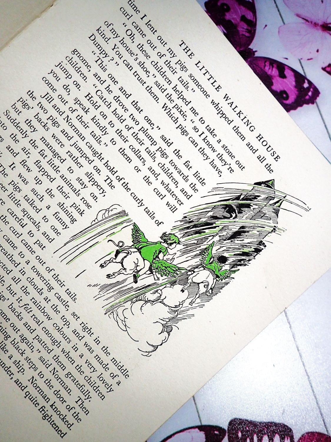 Illustration in My Enid Blyton Book Sweet Vintage Children's Book old Bedtime Story illus. Grace Lodge