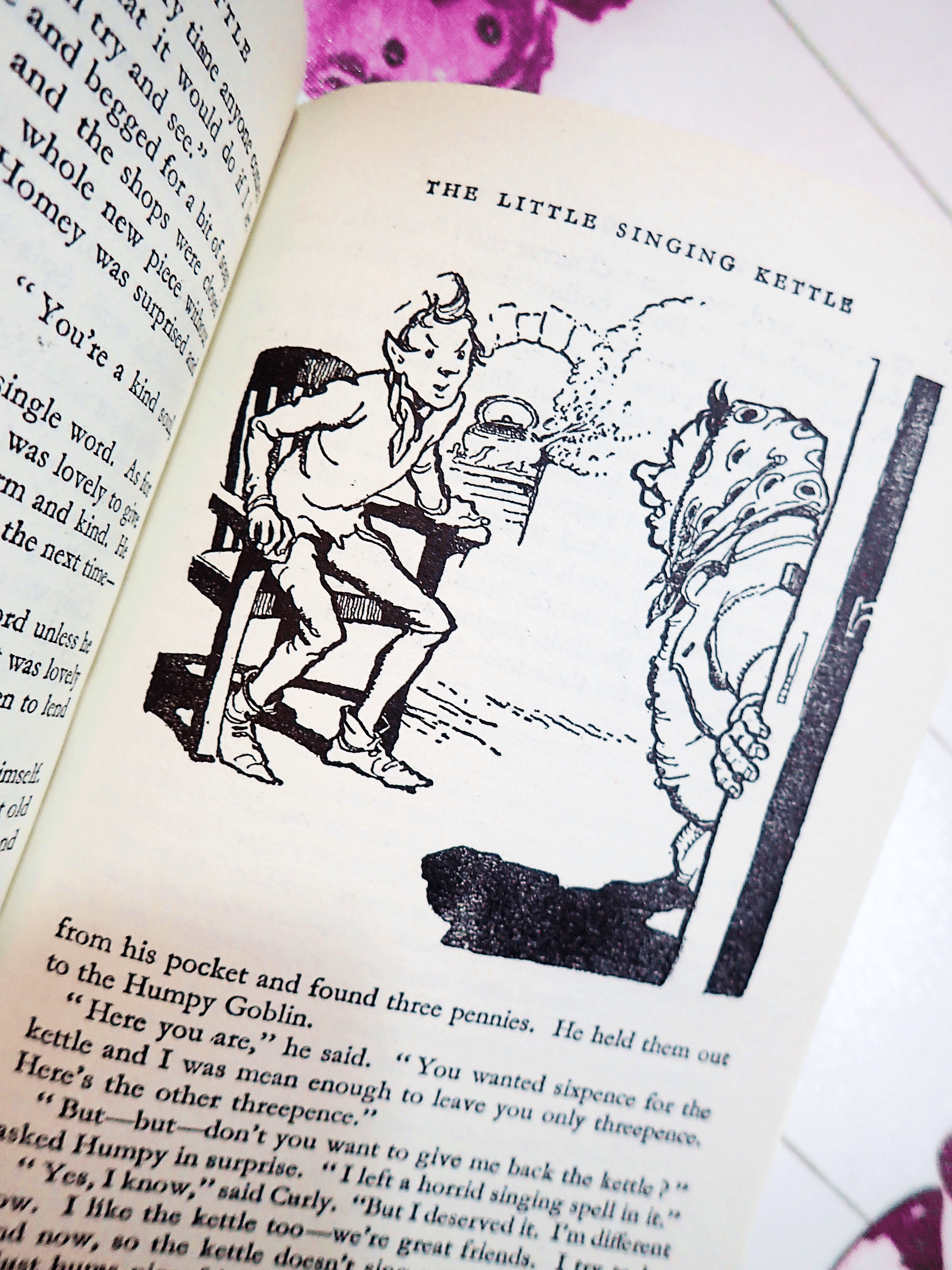 Enid Blyton's Round the Clock Stories Vintage Children's Book 1970's Bedtime Fairytales