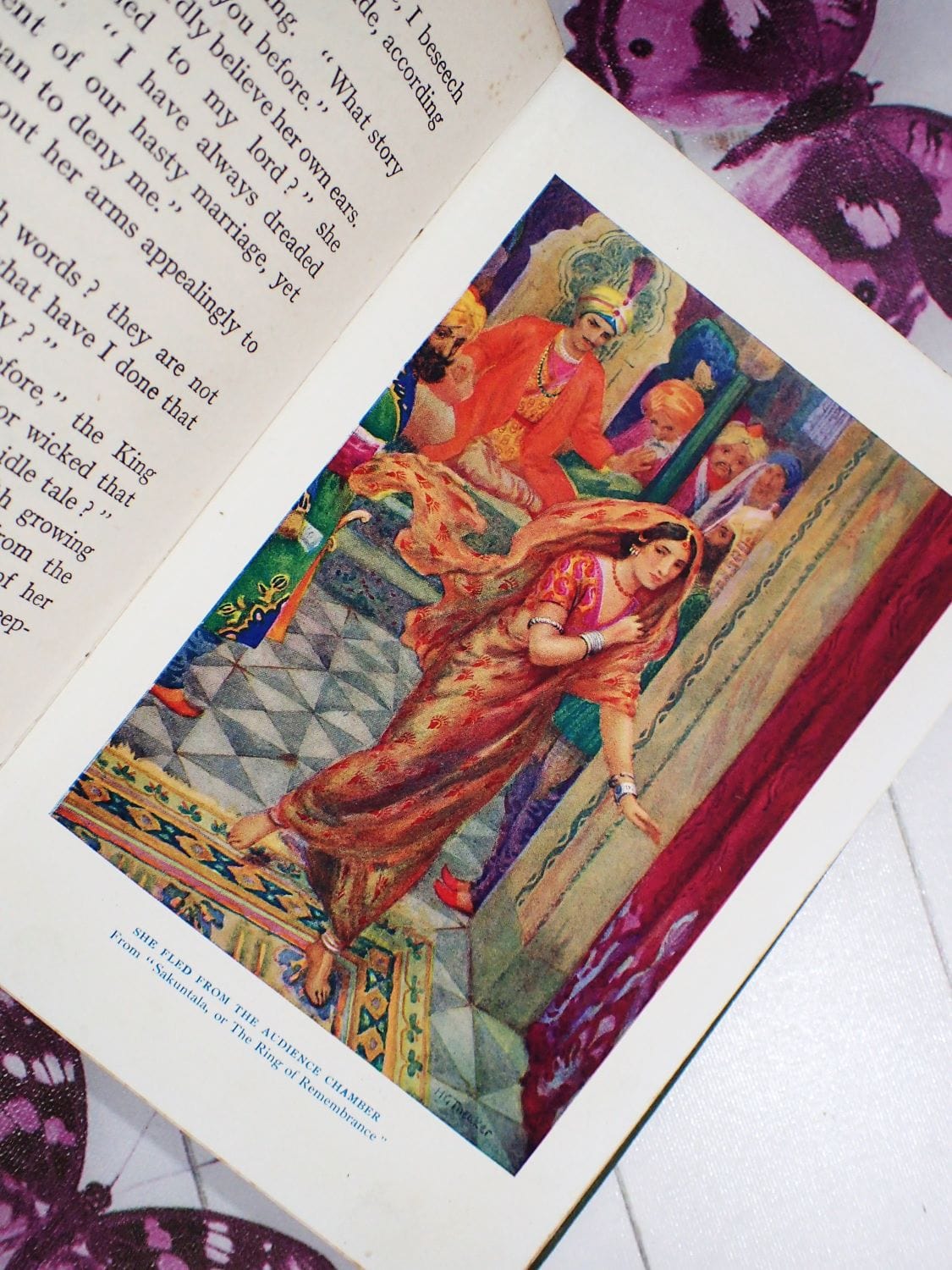 Illustration in Old Children's Indian Fairytale Book Tales and Legends from India.