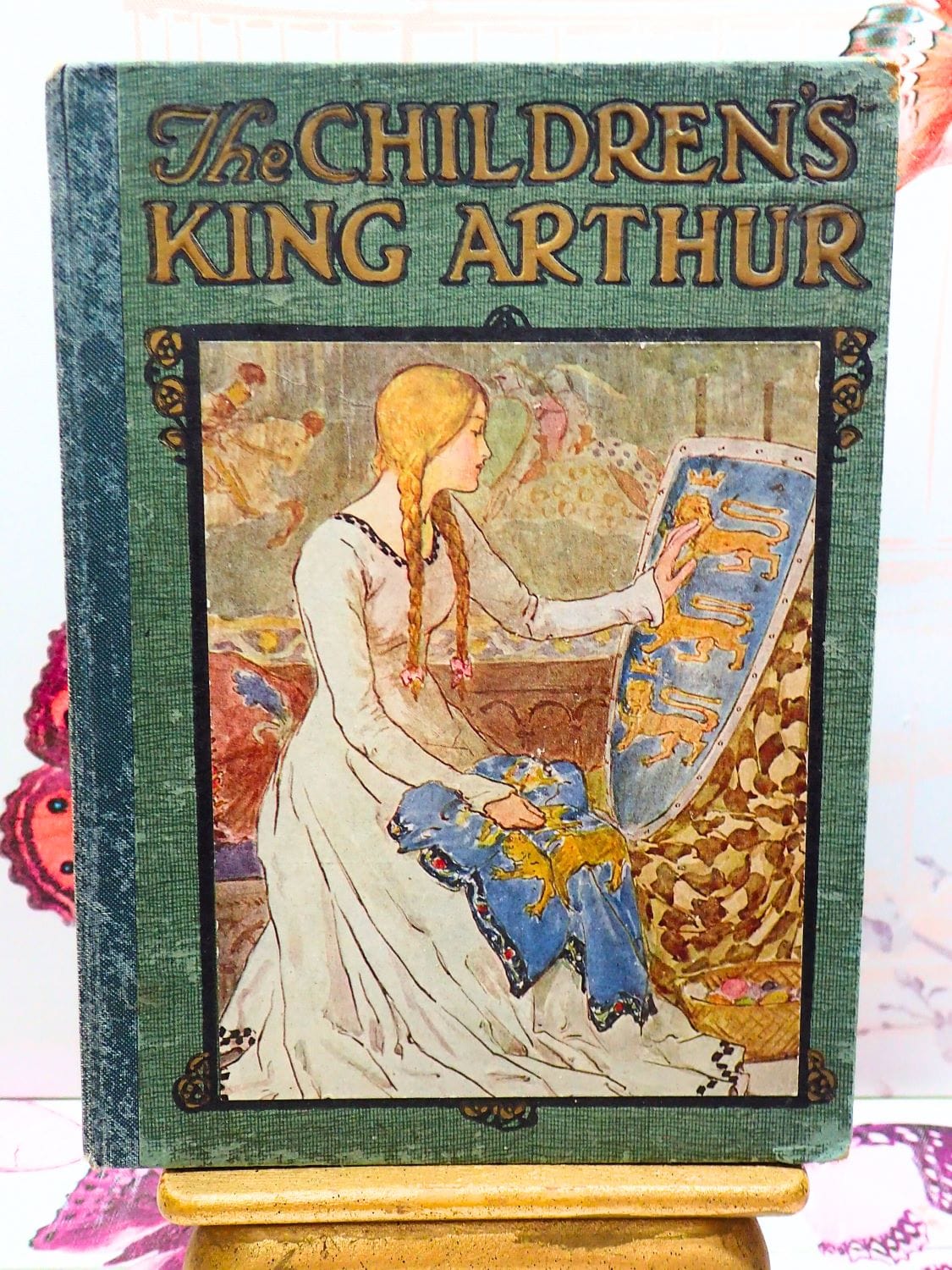 The Children's King Arthur Antique Book Malory circa 1910