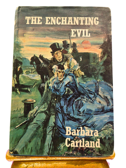 The enchanting evil by Barbara Cartland Vintage Romance Novel