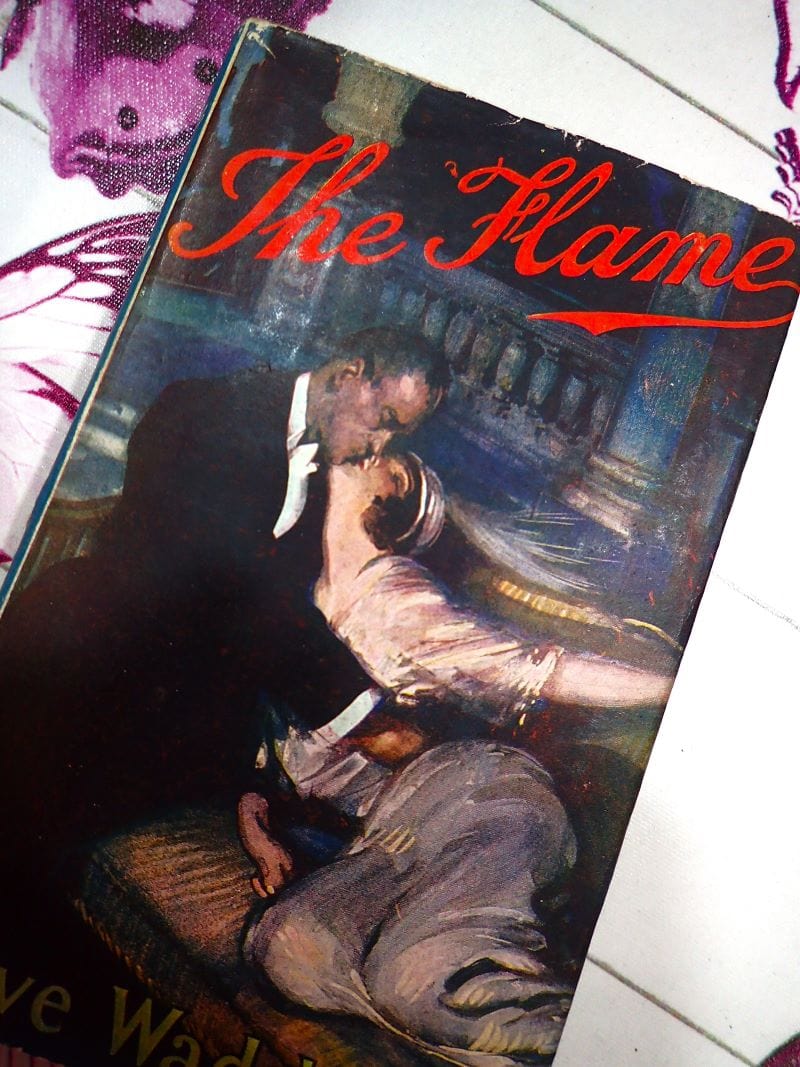 The Flame Olive Wadsley Classic Vintage Romance Novel Antique Book 1918