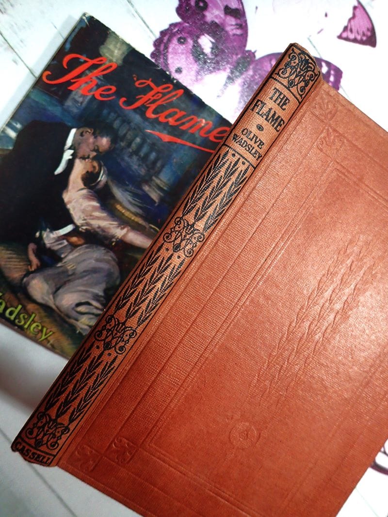 The Flame Olive Wadsley Classic Vintage Romance Novel Antique Book 1918