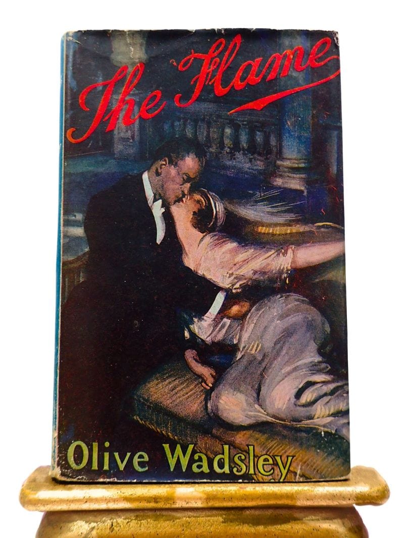 The Flame Olive Wadsley Classic Vintage Romance Novel Antique Book 1918