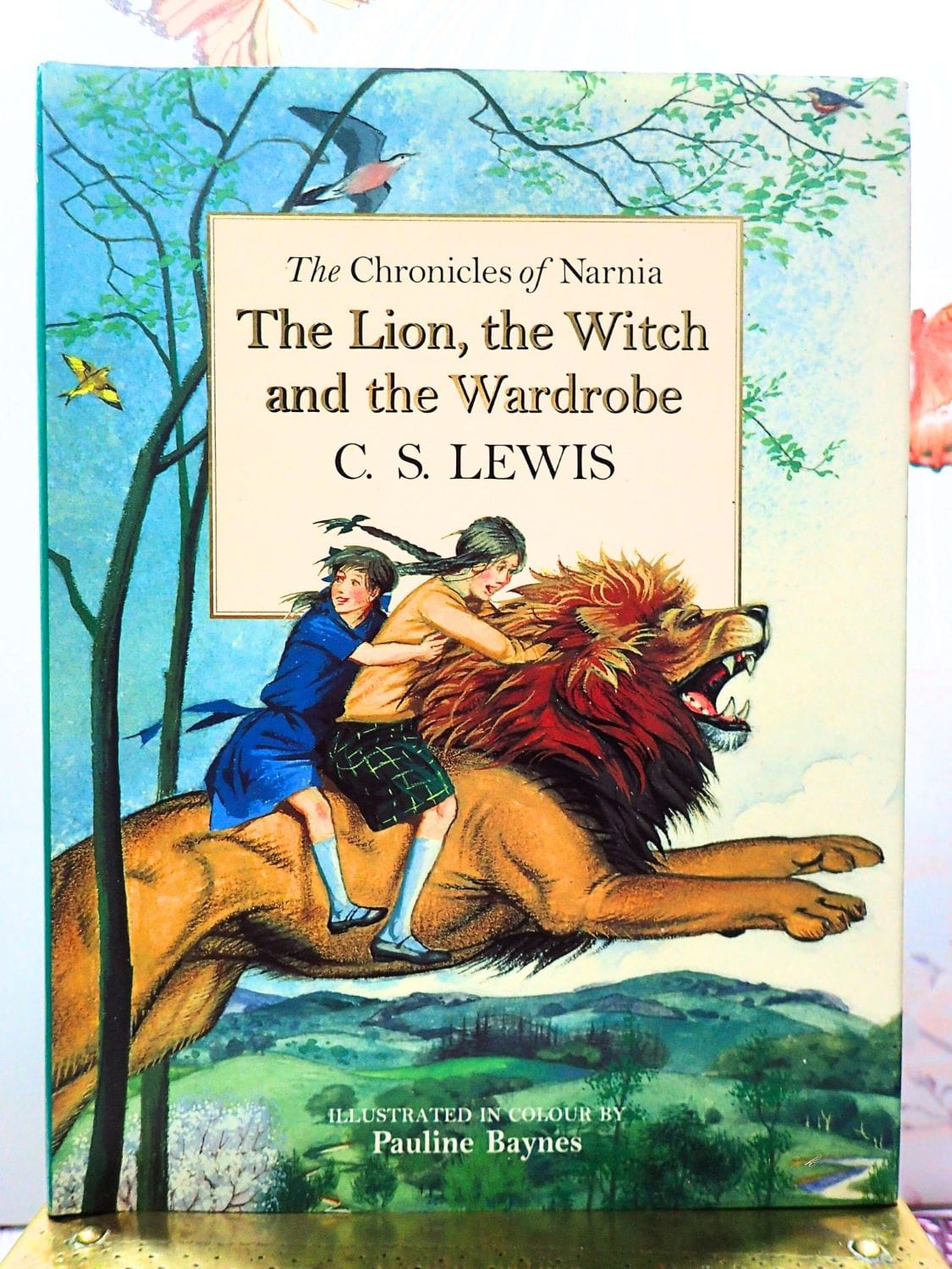 The Lion, the Witch and the Wardrobe by C. S. Lewis vintage  children's book first edition thus