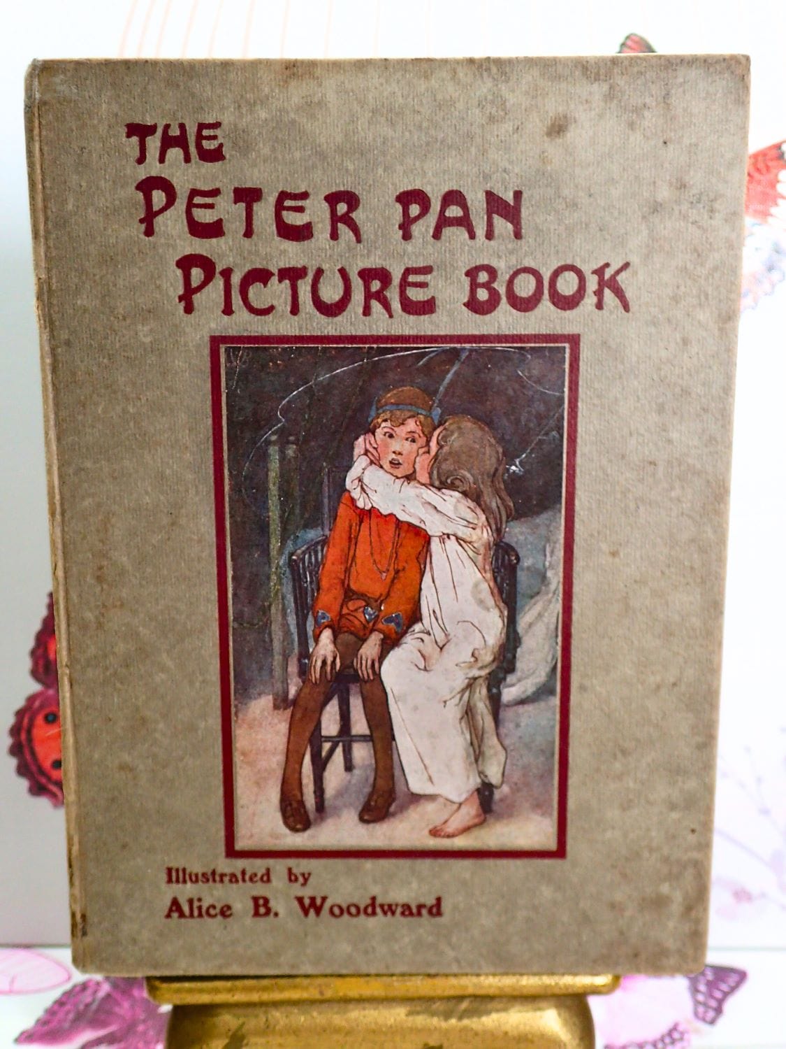 Antique Children's book by J.M. Barrie The Peter Pan Picture book