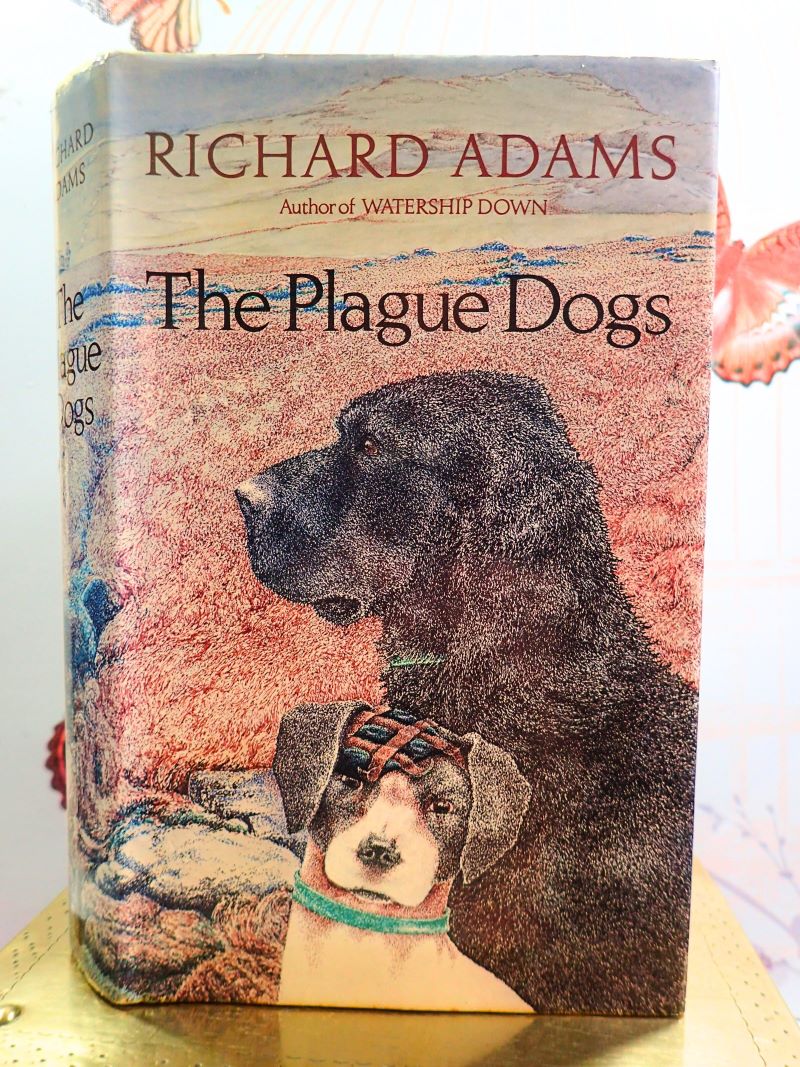 The Plague Dogs Richard Adams First Edition UK Collectable Vintage Book 
