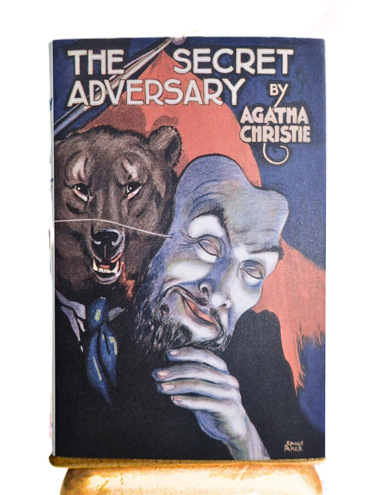 The Secret Adversary Front cover of Agatha Christie vintage book .