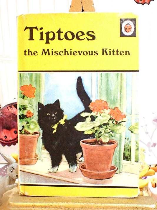 Vintage Ladybird Children's book Tiptoes the Mischievous Kitten.