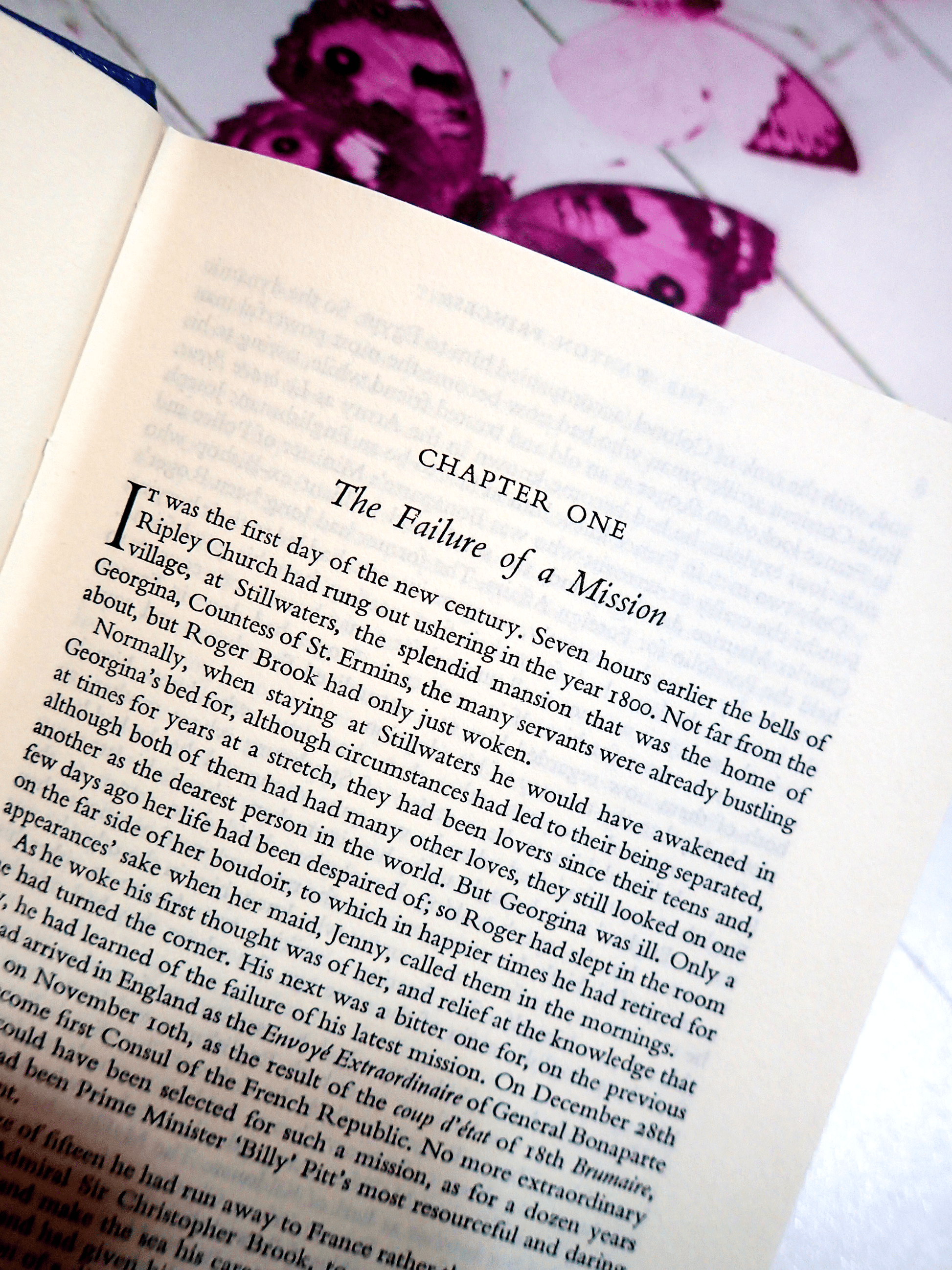 First page of The Wanton Princess Dennis Wheatley BCA showing text: Chapter One. The failure of a Mission. 