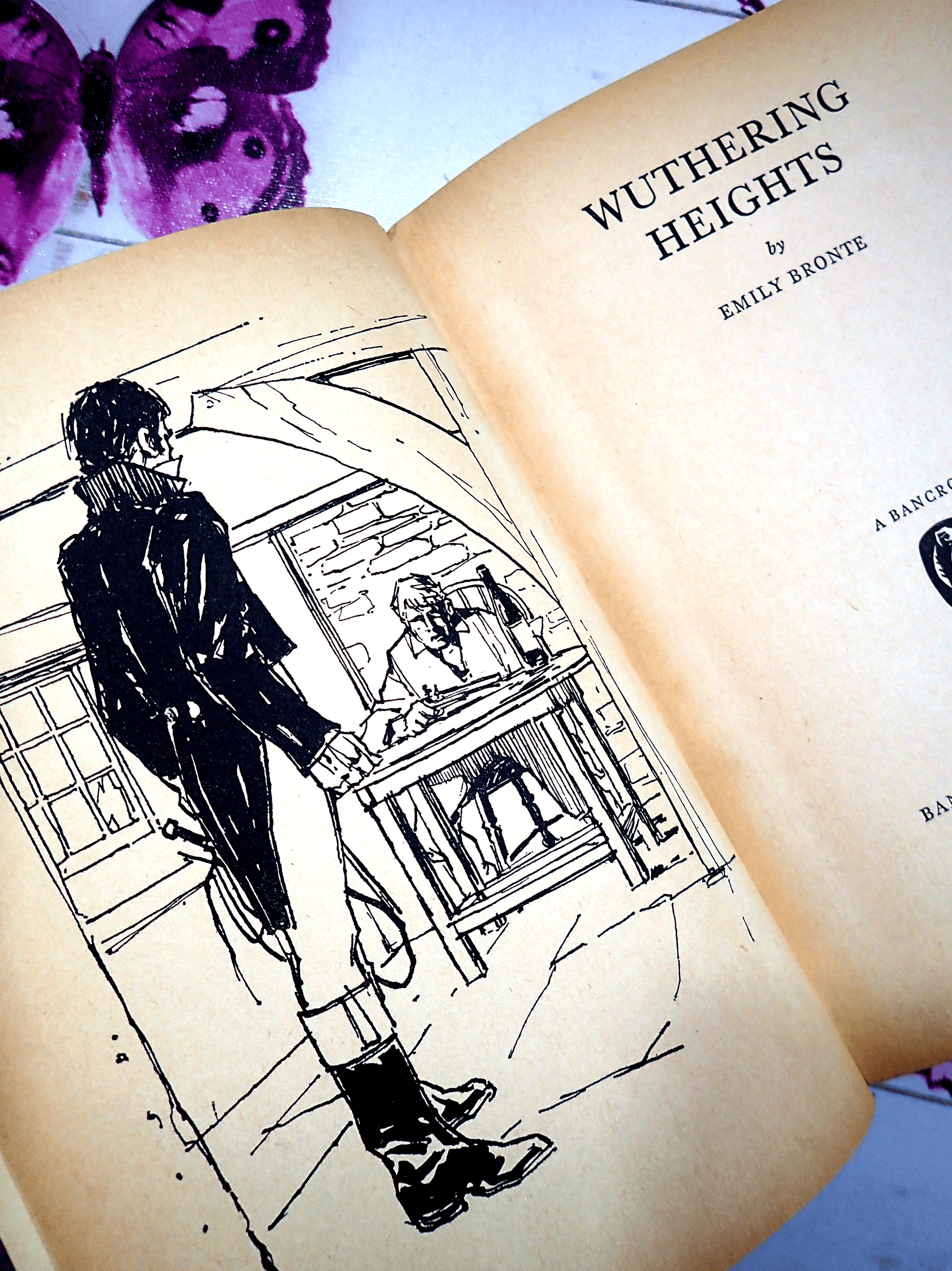 Wuthering Heights Emily Bronte Bancroft Classics 1960's Vintage Book H –  Kittys Tales